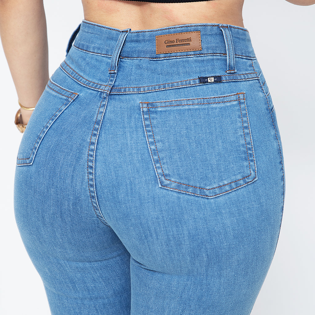 DAMA TIRO ALTO SKINNY PN C/B