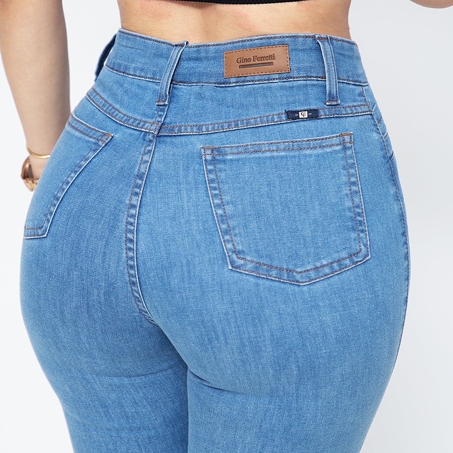 DAMA TIRO ALTO SKINNY PN C/B