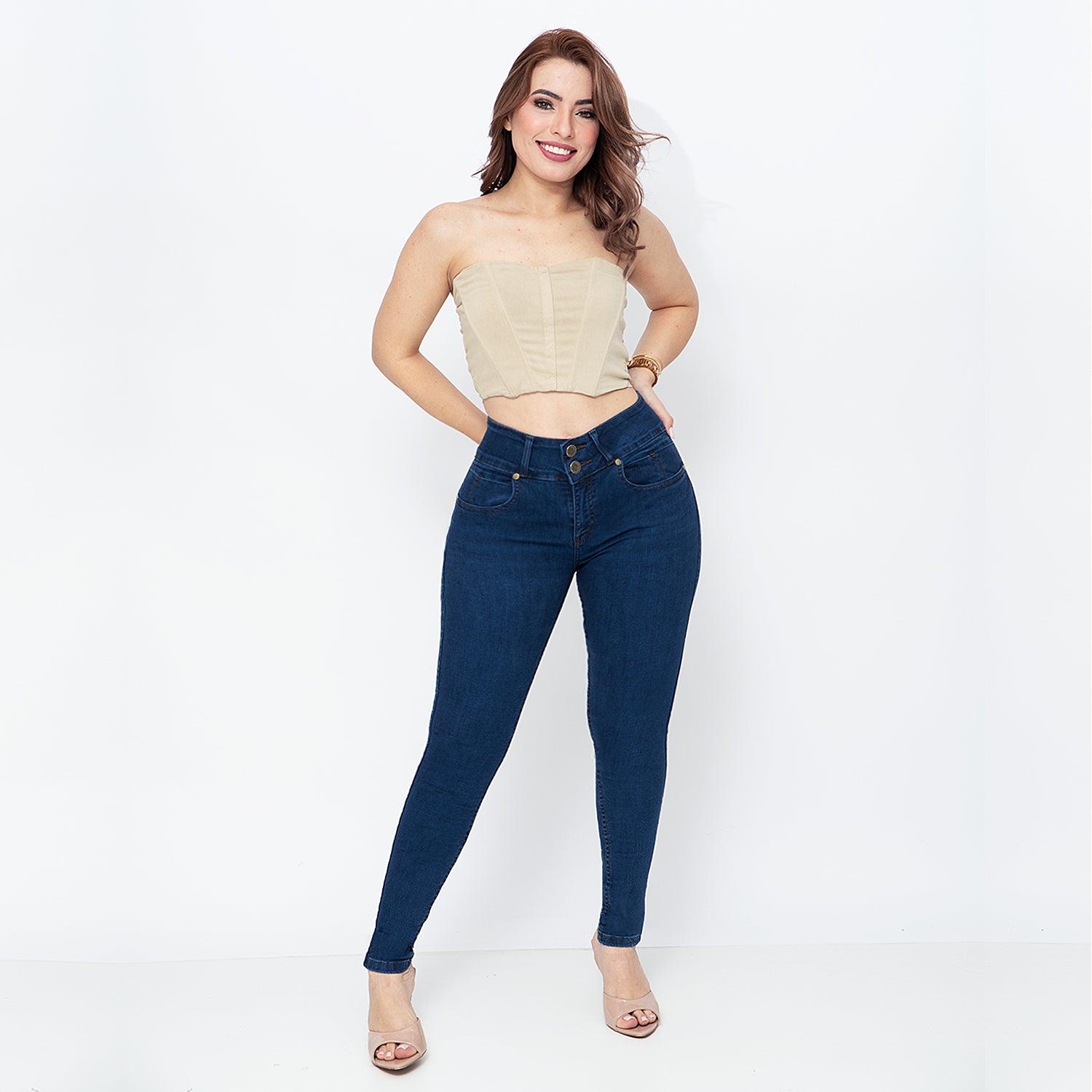 DAMA LEVANTA POMPI SKINNY PA C/B