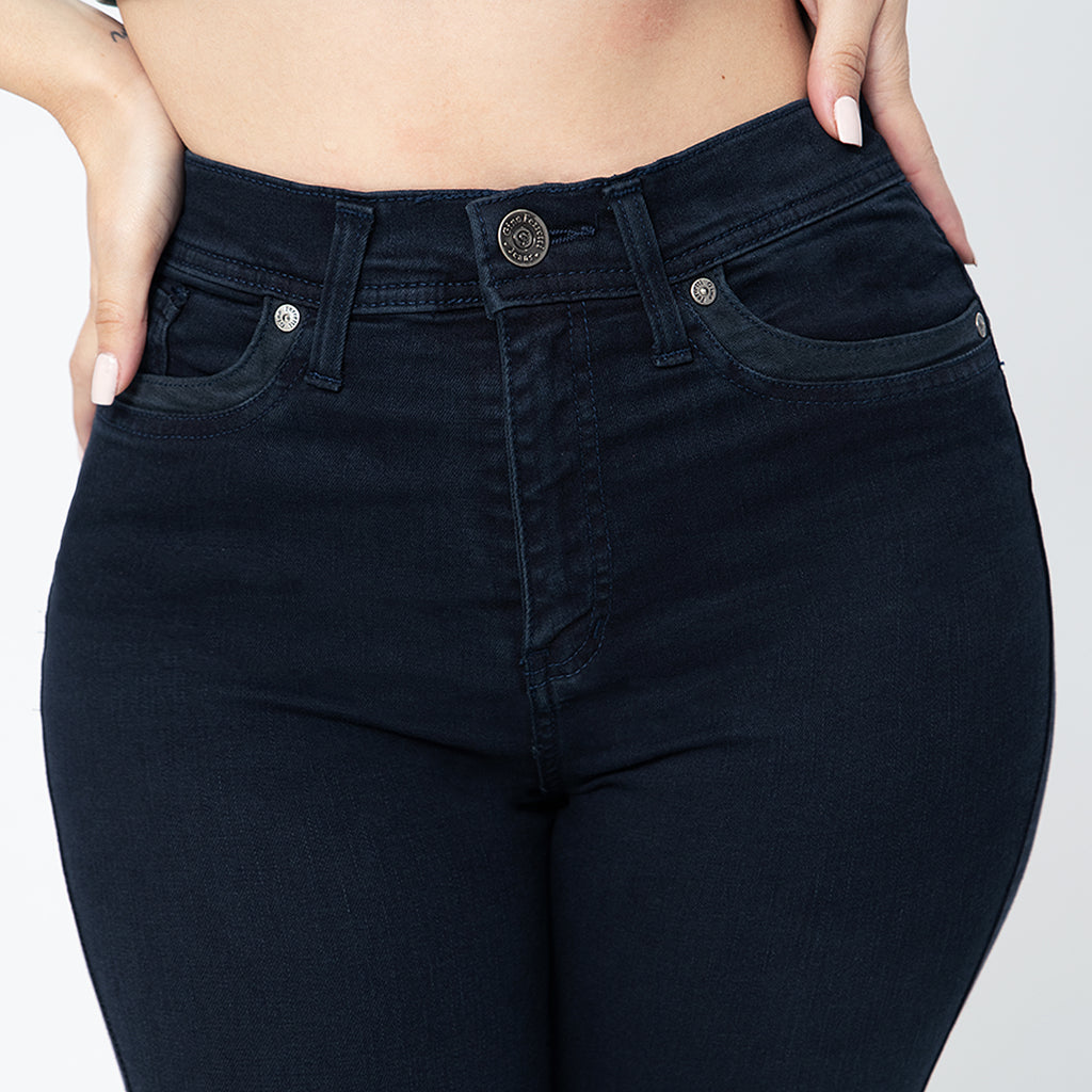 DAMA TIRO ALTO SKINNY PN C/B