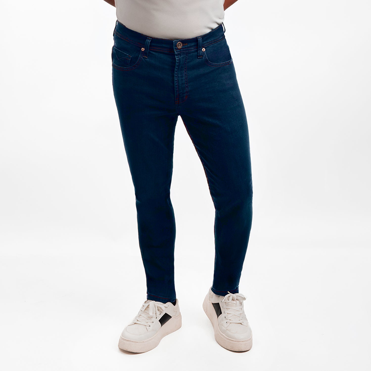Caballero Skinny Jeans Comfort Turqueza