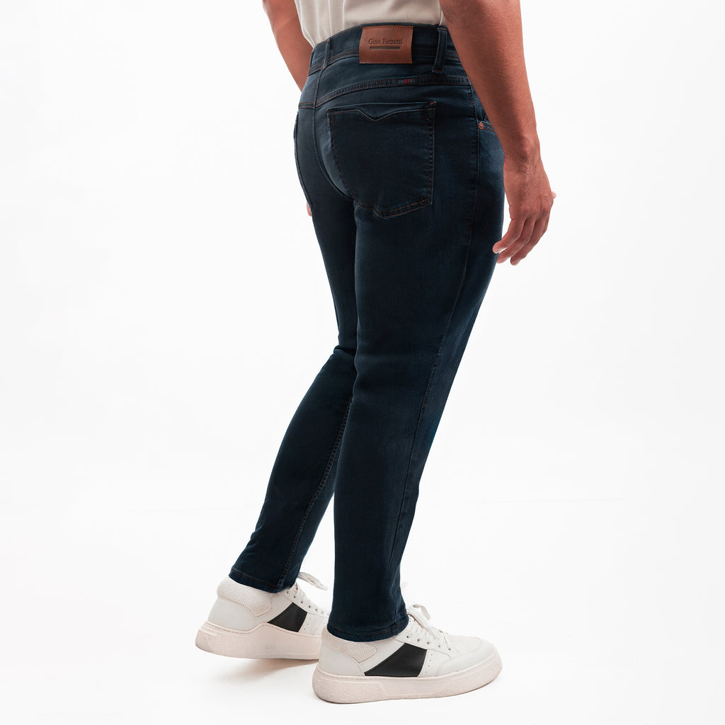 Caballero Skinny Jeans Comfort Pardo Cafe