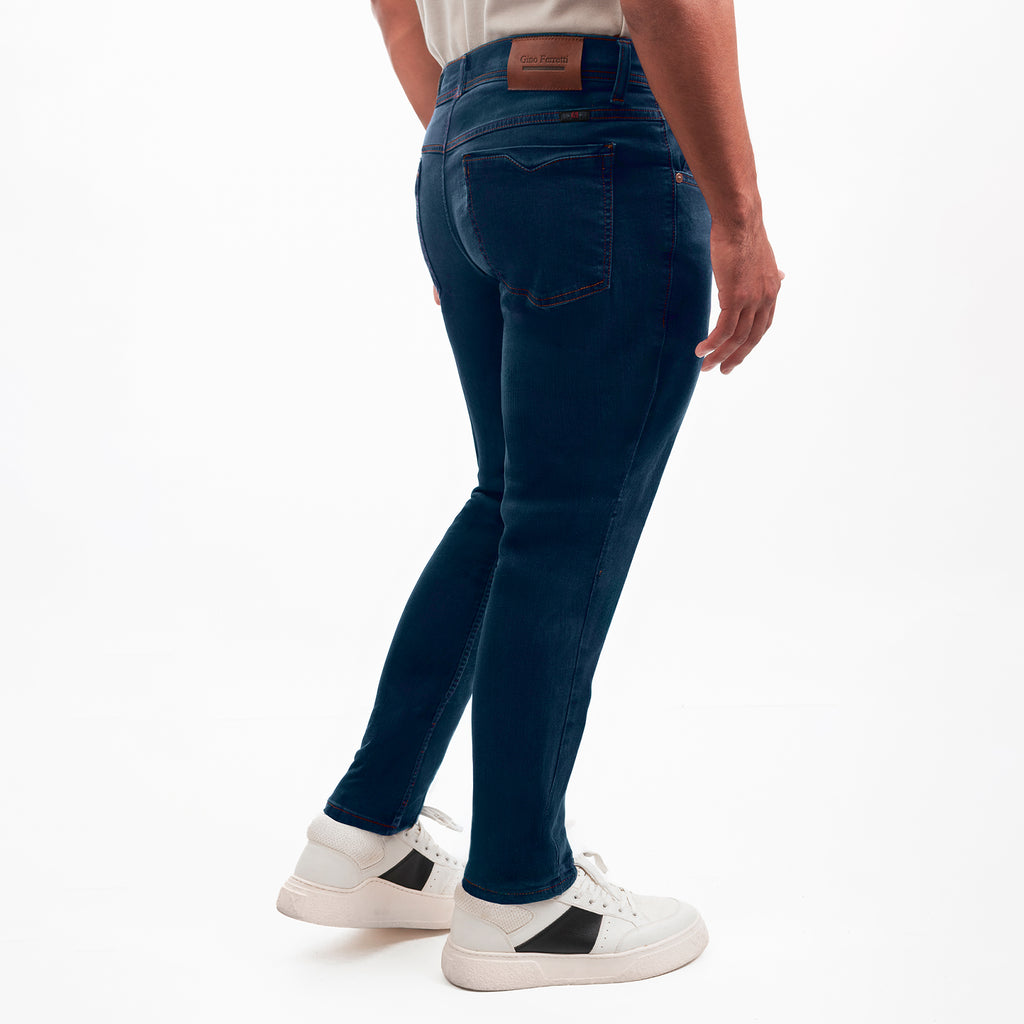 Caballero Skinny Jeans Comfort Turqueza
