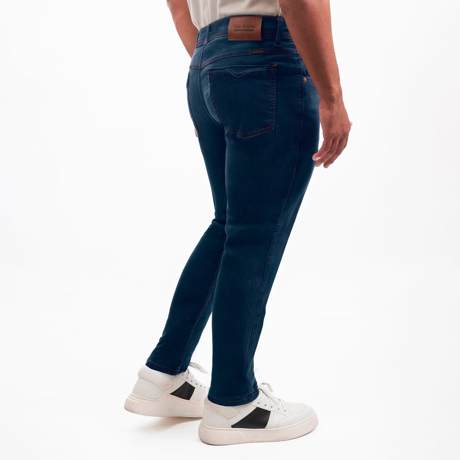 Caballero Skinny Jeans Comfort Turqueza