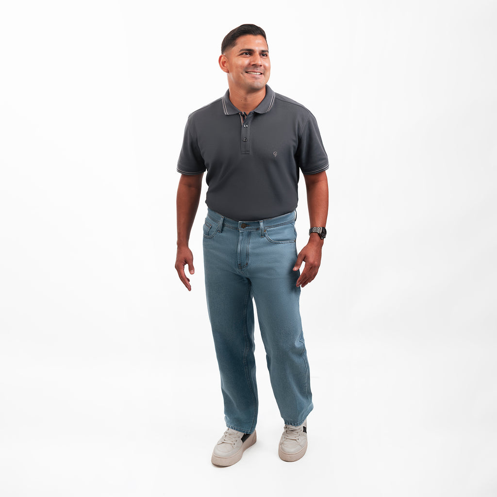 Caballero Relaxed Fit Jeans Celeste