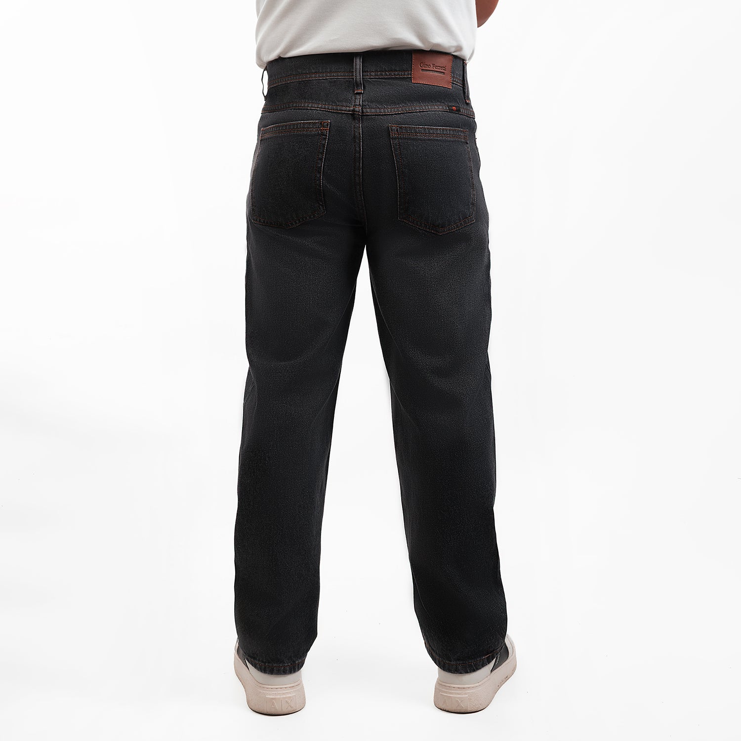 Caballero Relaxed Fit Jeans Gris Plomo