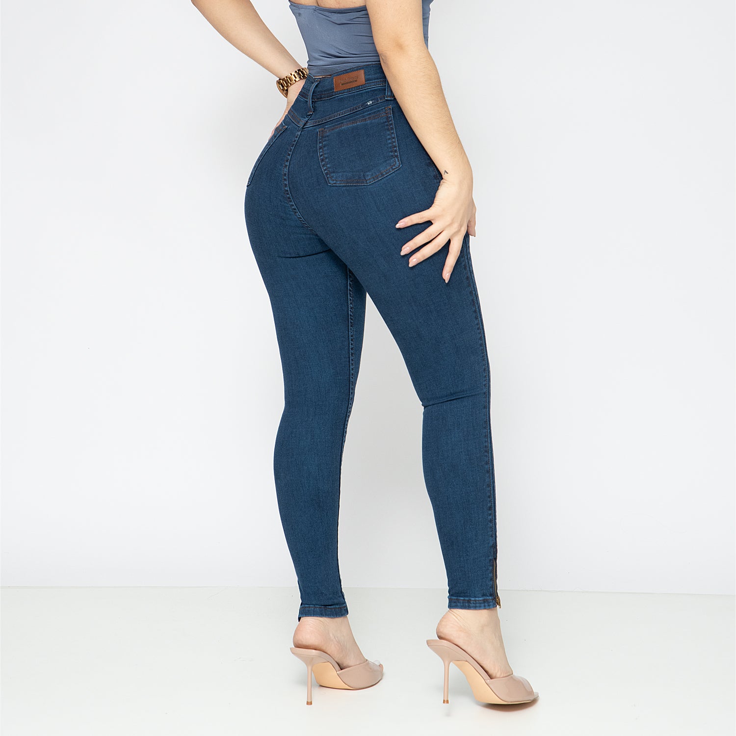 DAMA SKINNY JEANS TIRO ALTO