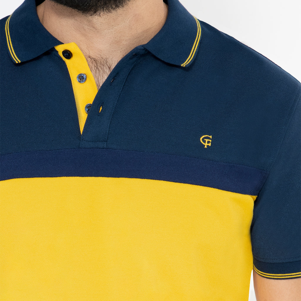 CAMISETA POLO TRICOLOR