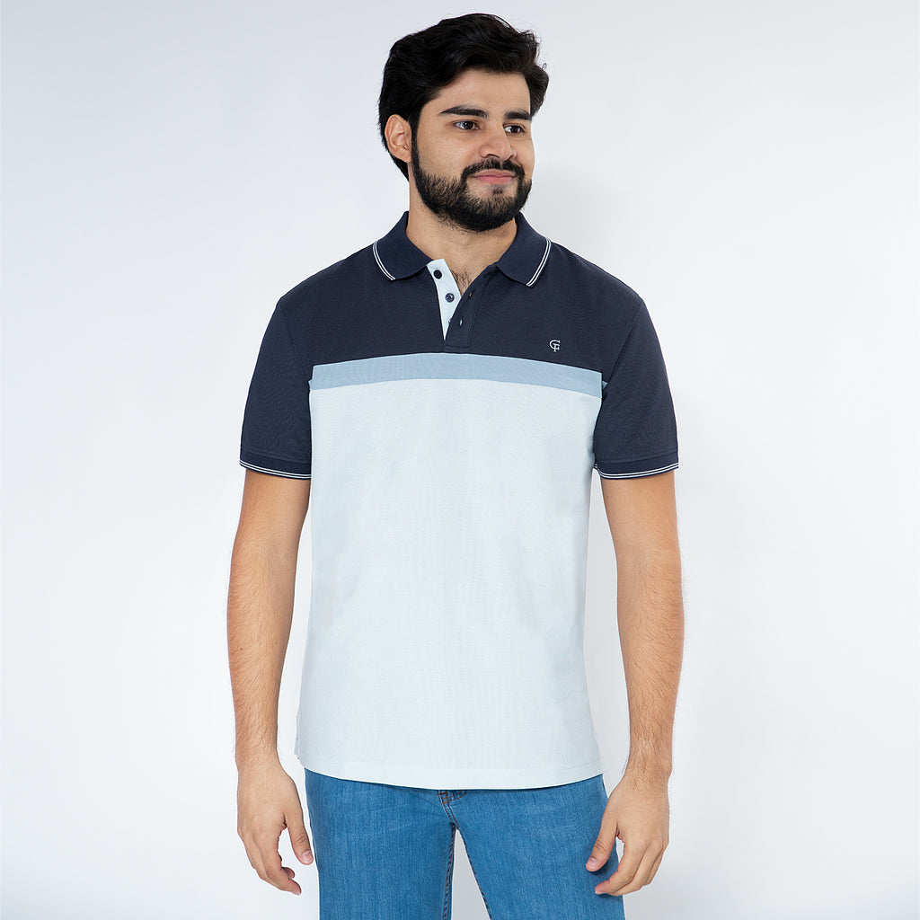 CAMISETA POLO TRICOLOR