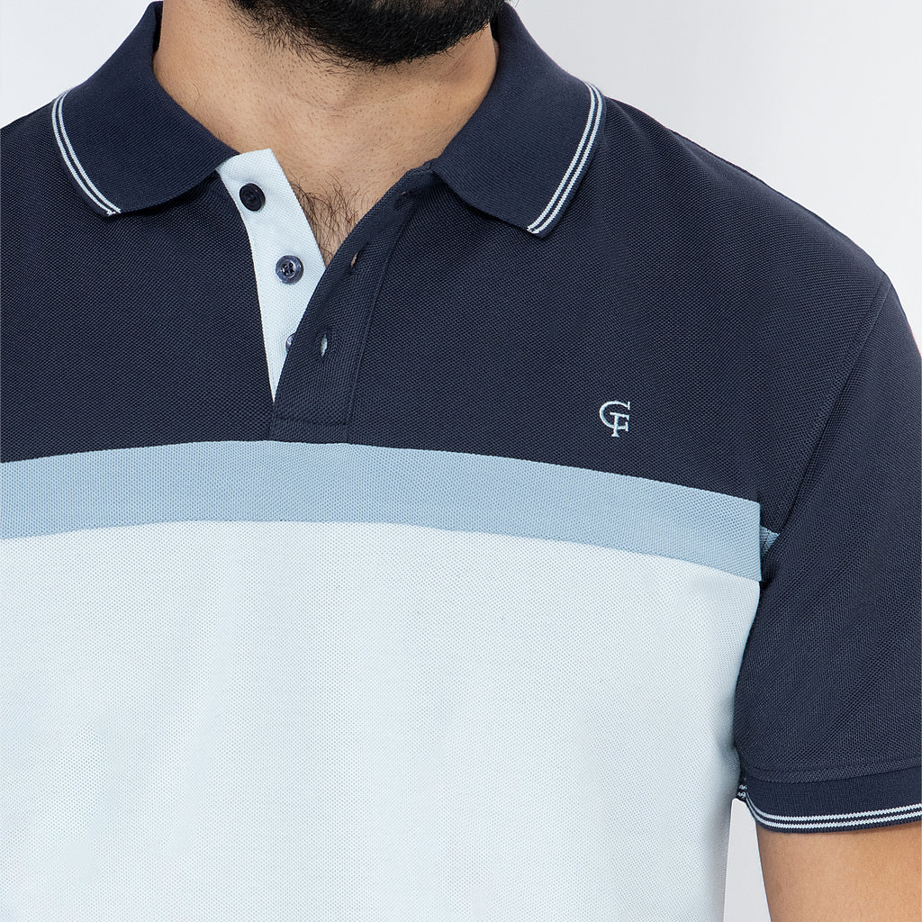 CAMISETA POLO TRICOLOR