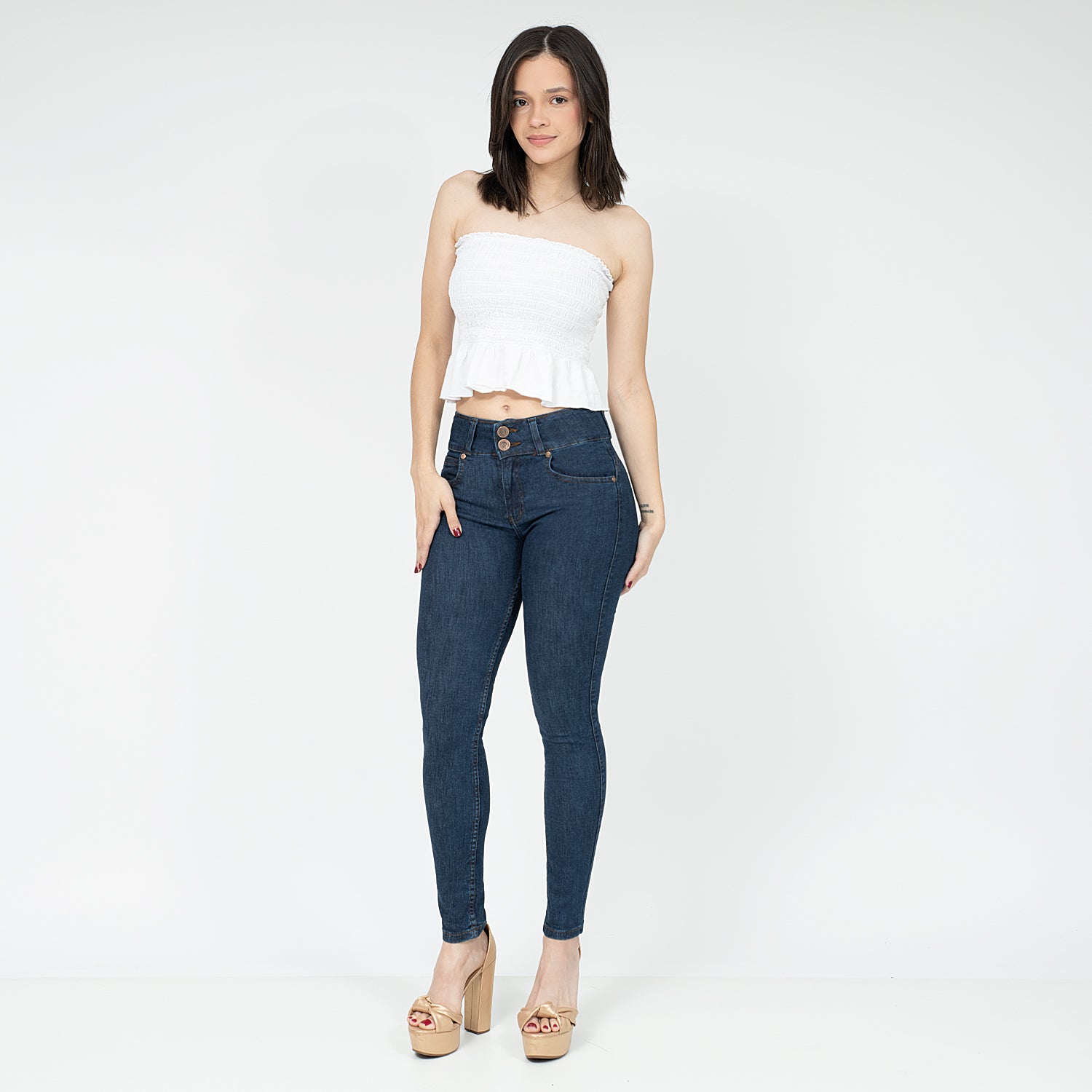 DAMA LEVANTA POMPI SKINNY S/B