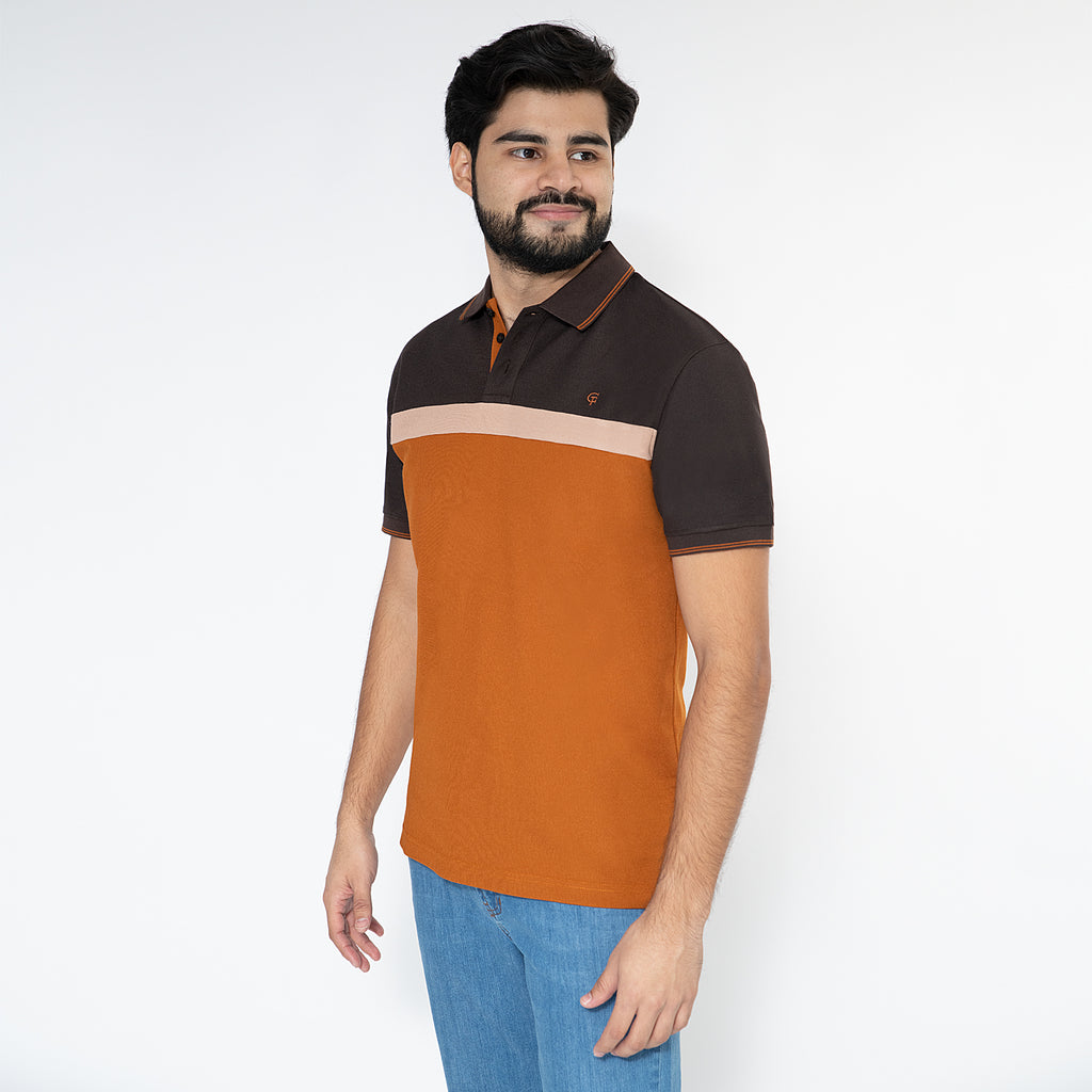 CAMISETA POLO TRICOLOR