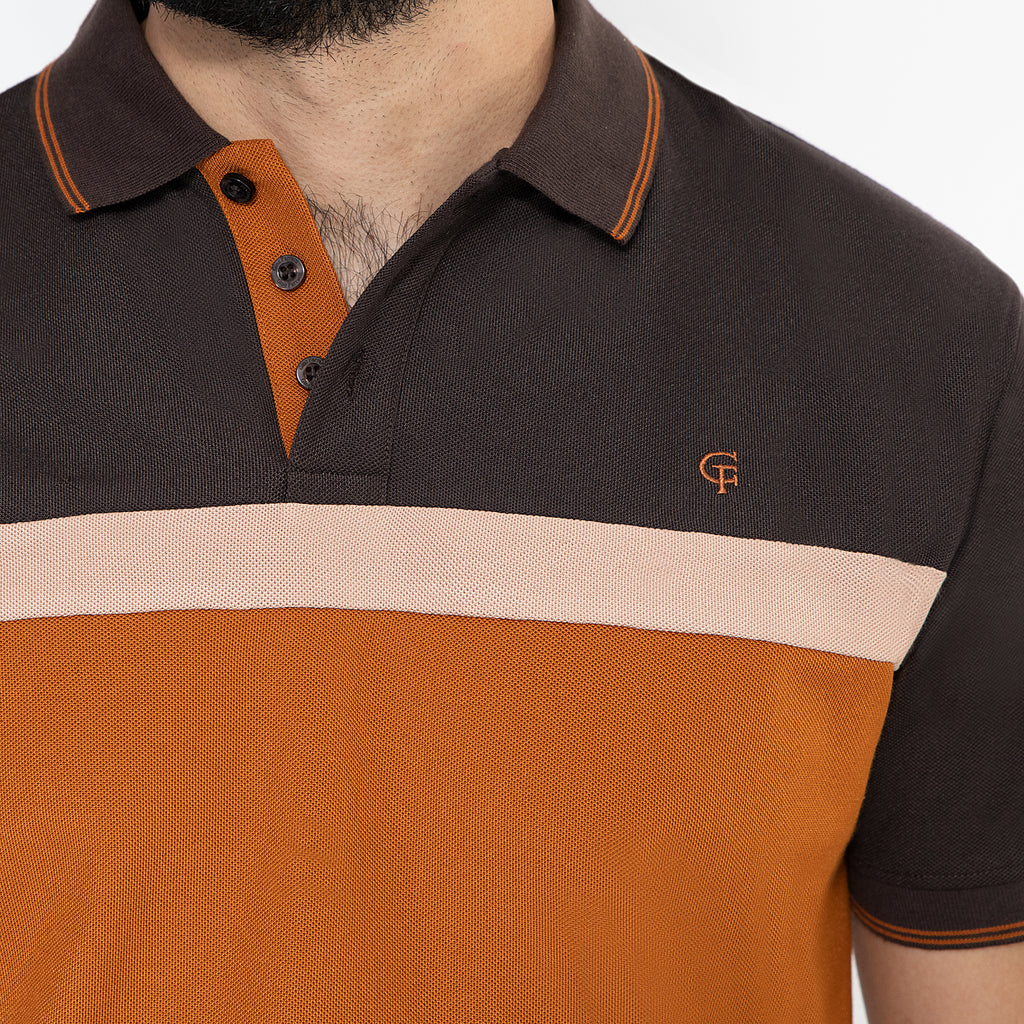 CAMISETA POLO TRICOLOR