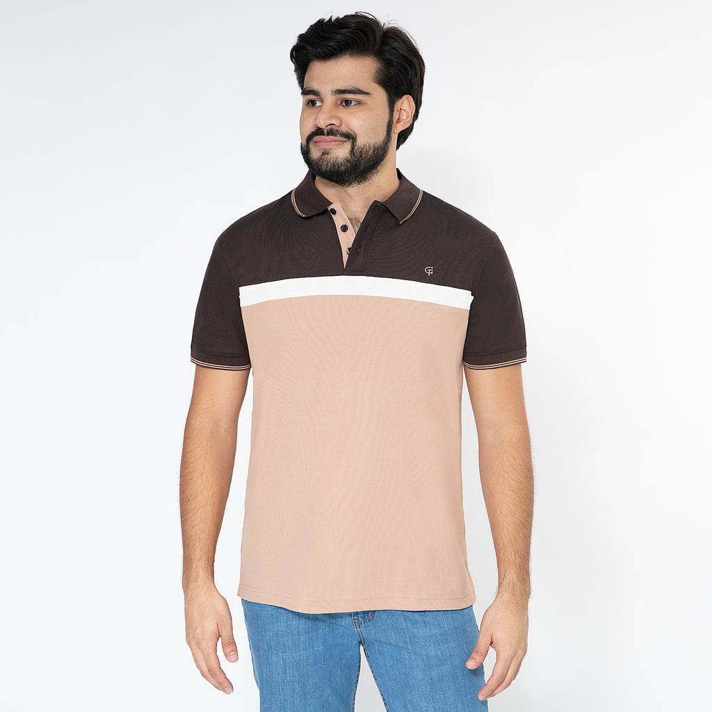 CAMISETA POLO TRICOLOR