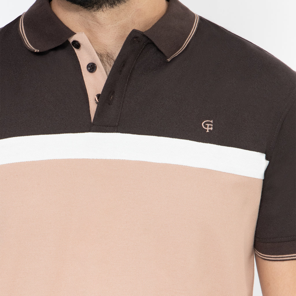 CAMISETA POLO TRICOLOR