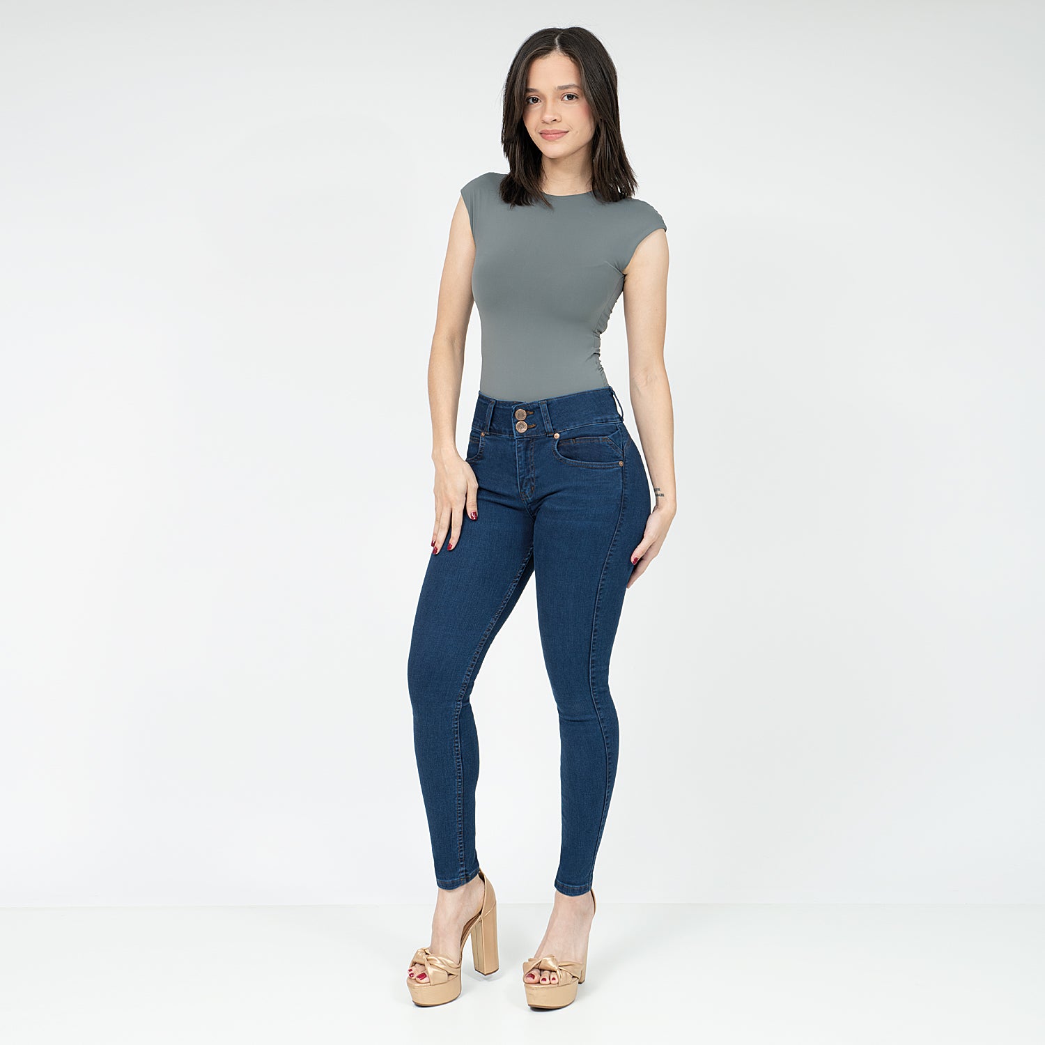 DAMA LEVANTA POMPI SKINNY S/B