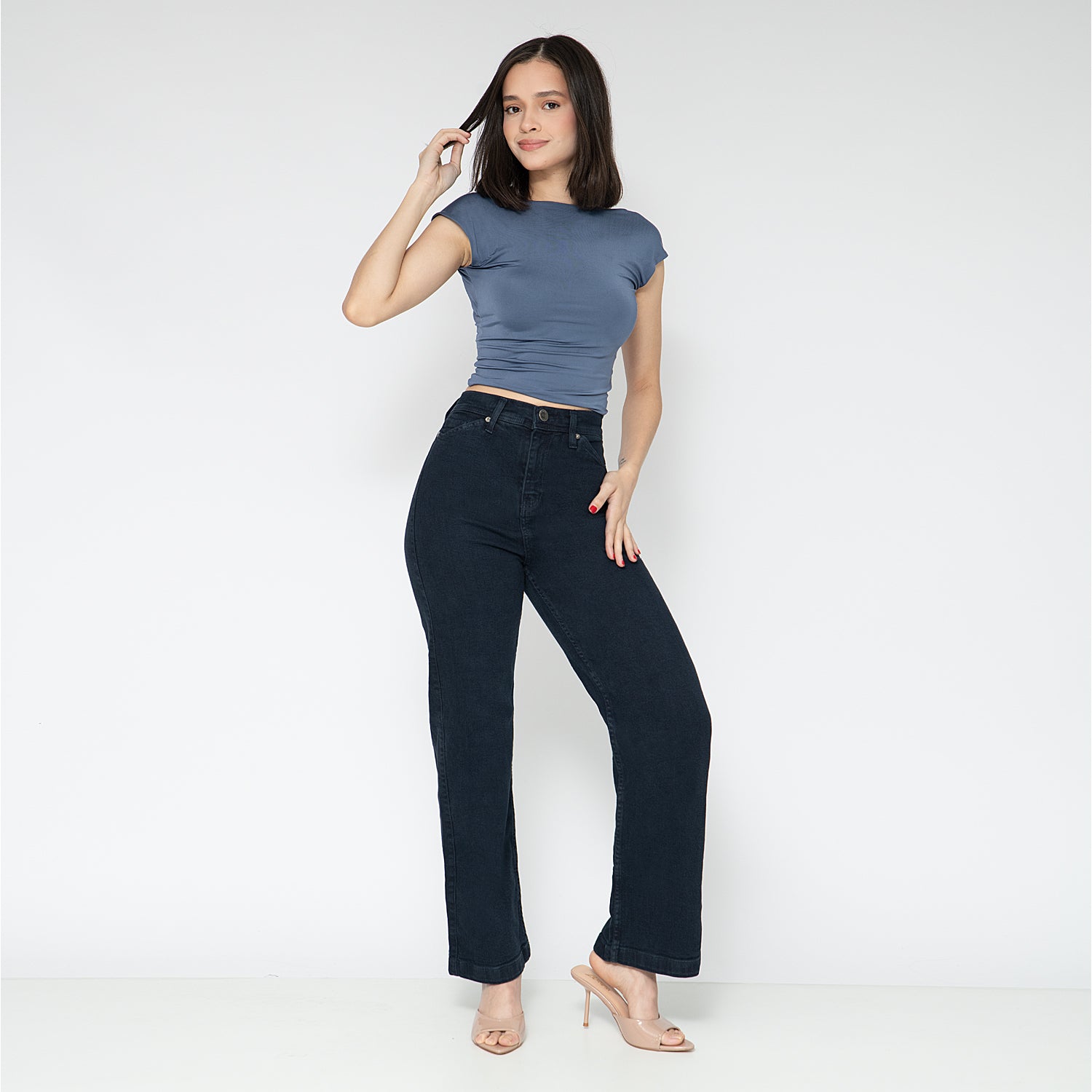 DAMA JEANS PALAZZO S/B