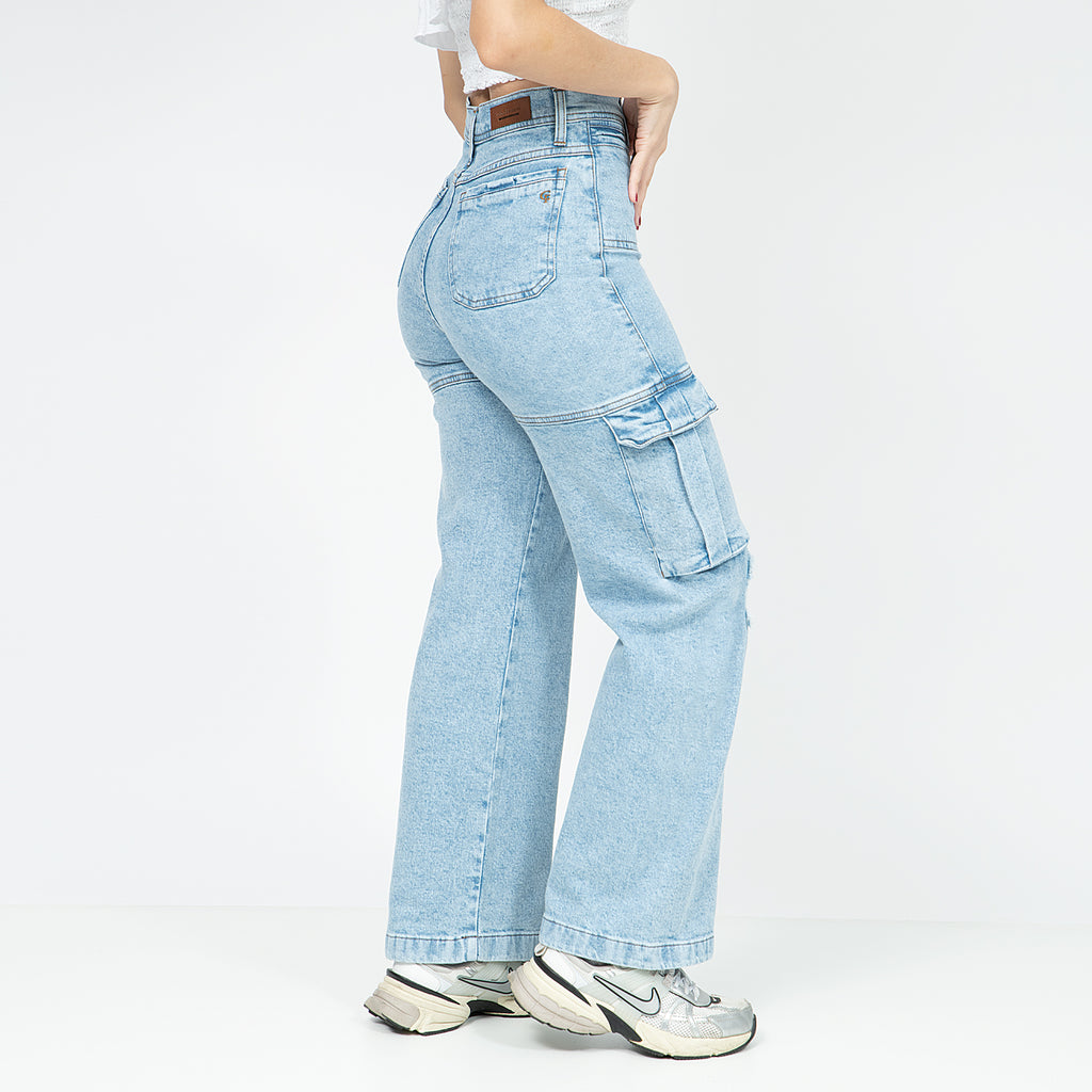 DAMA CARGO PANTS CON ROTURA