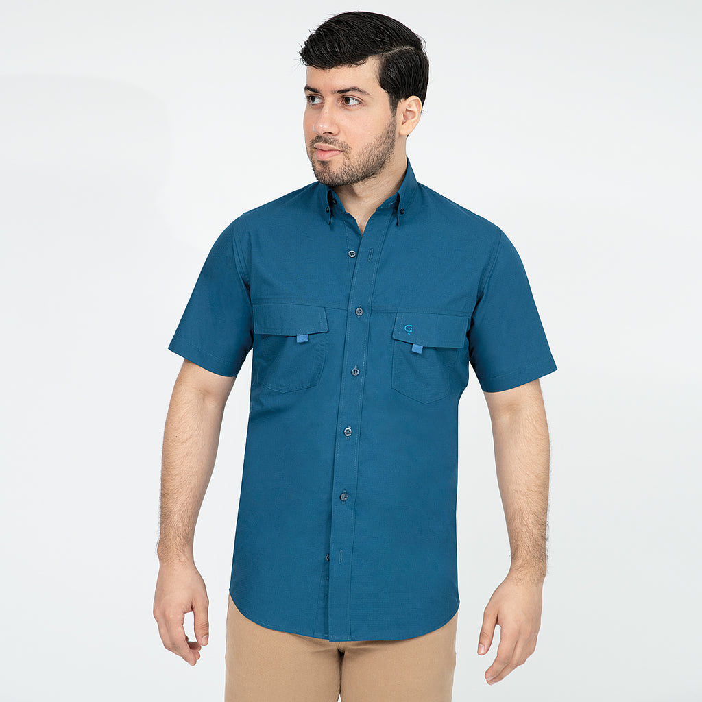 CAMISA SLIM FIT SAFARI M/C