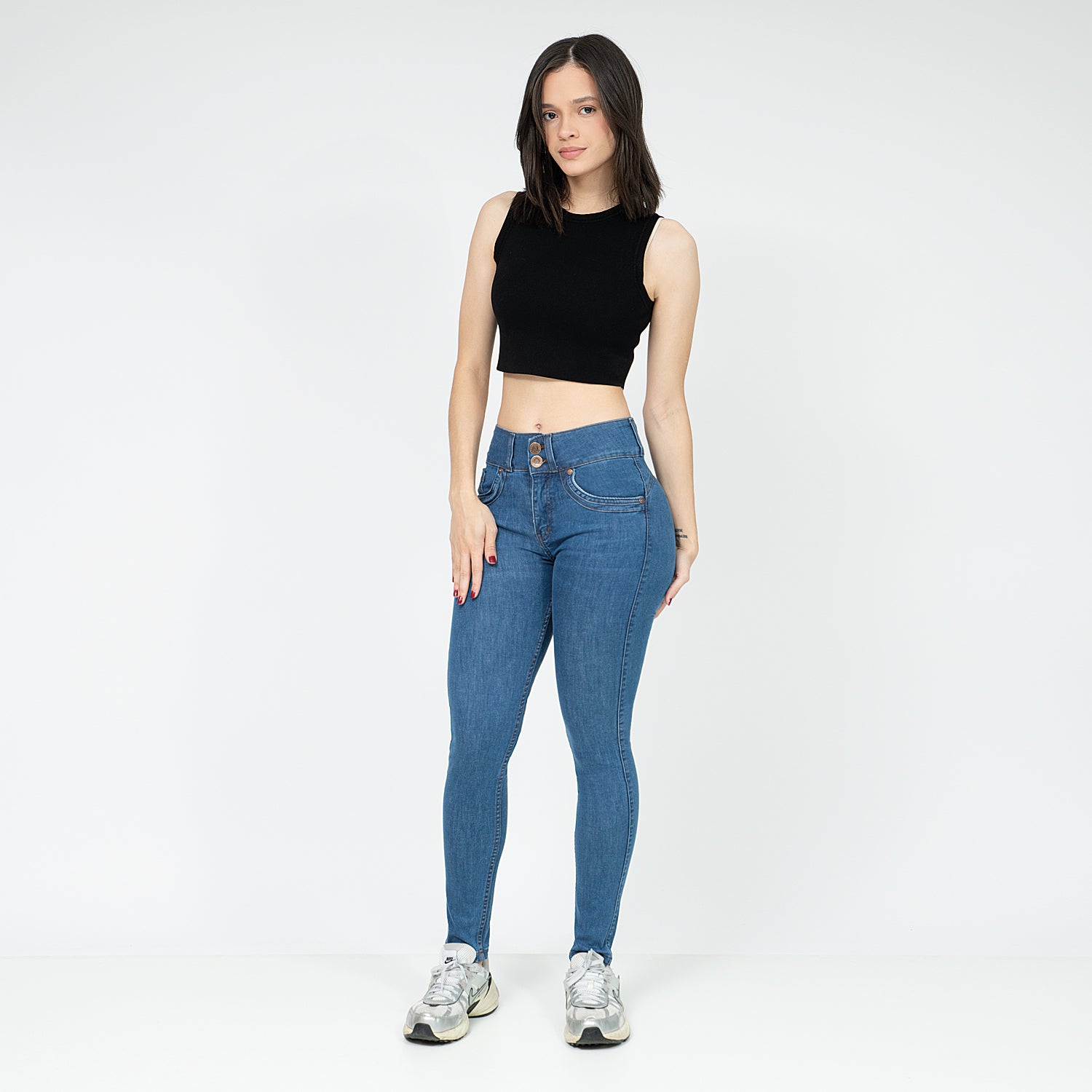 DAMA LEVANTA POMPI SKINNY S/B