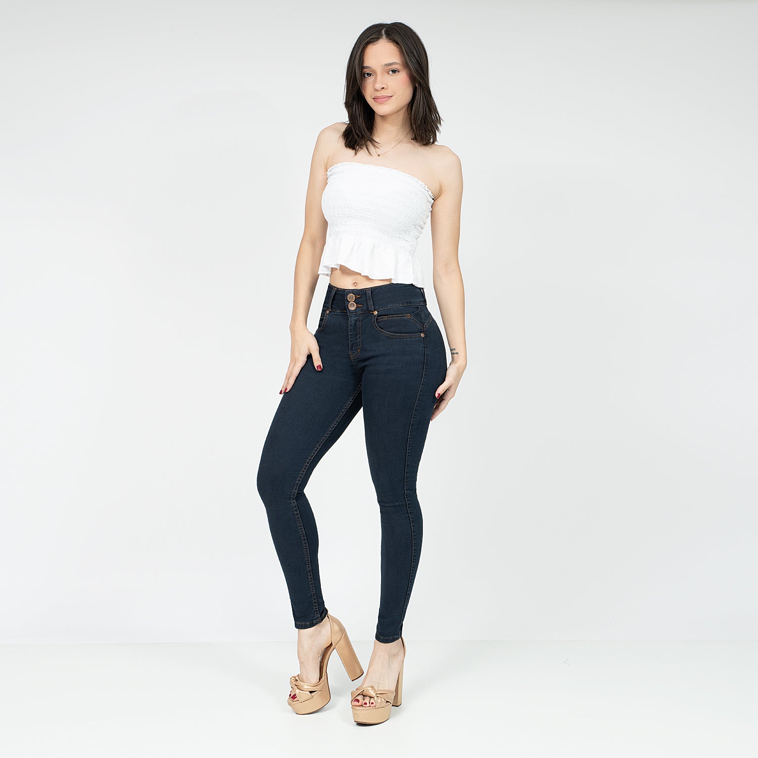 DAMA LEVANTA POMPI SKINNY S/B